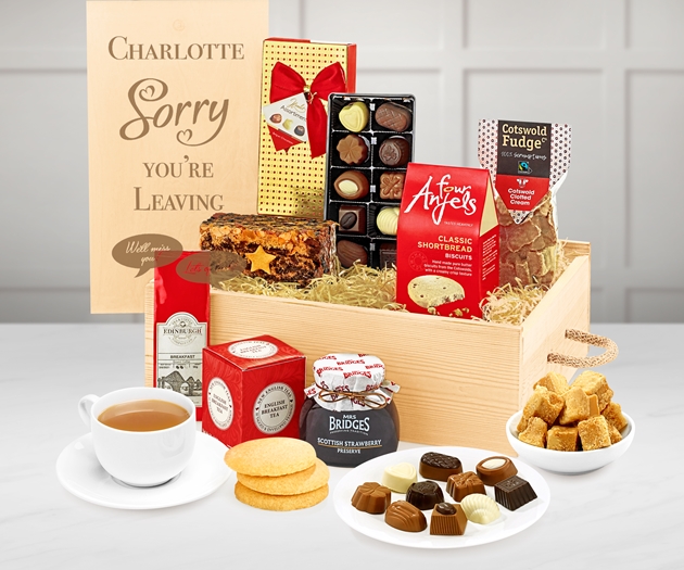 Retirement Personalised Afternoon Tea Gift Box